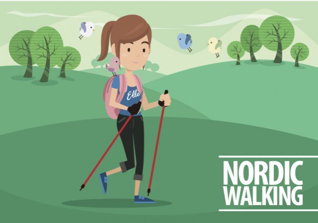 Conoce todos los beneficios del nordic walking